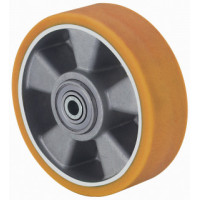 Rueda recambio AUB80-15-40 nucleo alu/pol naranja eje bolas ALEX