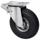 Rueda giratoria con freno metal/neumatico Ø260mm 220 kg ALEX