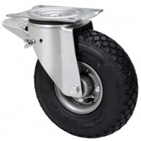 Rueda giratoria con freno metal/neumatico Ø260mm 220 kg ALEX