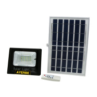 Foco solar AY-25SW 25W 36leds 170lm/w sensor y mando AYERBE