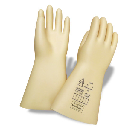 Guante dielectrico S1941 Clase 4 36000V lg 41 T10 beige 