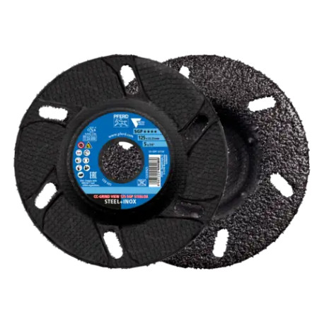 Disco desbaste CC-Grind View ø125 SGP Steelox (ventanas) PFERD