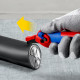 Pelacable con guia de deslizamiento KNIPEX