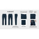Pantalon Arrow 4-xtreme multibolsillos 103030X-61 azul navy VELILLA