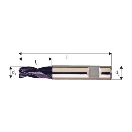 FRESA FRONTAL  VHM TIALN WN 5,00MM E.K.HB Z 3                FORUM