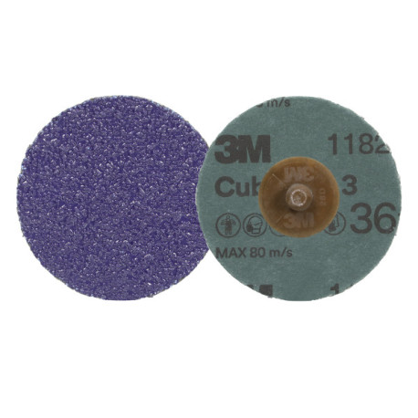 Disco de fibra Cubitron 3 Roloc 1182C G-36 TR Purple Ø51mm 3M