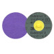 Disco de fibra Cubitron 3 Roloc 1187C G-80 TR Purple Ø76mm 3M