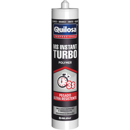 Adhesivo montaje MS Instant-Turbo280ml blanco QUILOSA