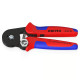Alicate autoajustable 180mm 0,08-10mm² para crimpar punteras KNIPEX