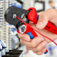 Alicate autoajustable 180mm 0,08-10mm² para crimpar punteras KNIPEX