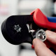 Alicate autoajustable 180mm 0,08-10mm² para crimpar punteras KNIPEX