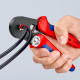 Alicate autoajustable 180mm 0,08-10mm² para crimpar punteras KNIPEX