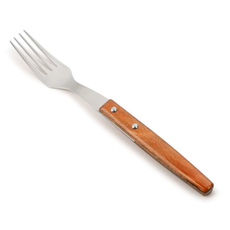 Tenedor chuletero 200 mm mango madera (12 unidades) ARCOS