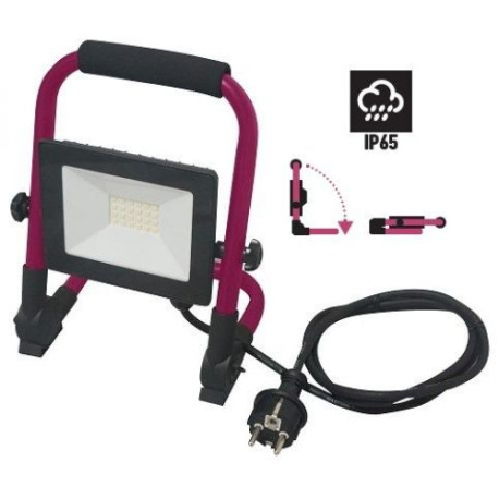 Foco LED con bastidor abatible 100W 8000 lúmenes IP65 FAHER