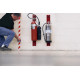 Cinta señalizacion adhesiva 767I 50mm x 33m rojo/blanco 3M