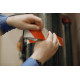 Cinta señalizacion adhesiva 767I 50mm x 33m rojo/blanco 3M