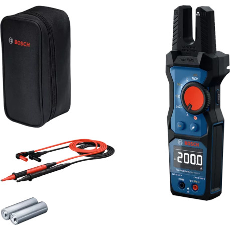 Horquilla amperimetrica GFM 1000-15 pantalla LCD invertida BOSCH