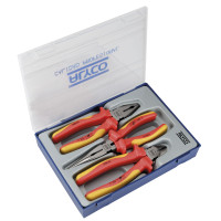 Juego 3 alicates aislados 1000V caja plastico ALYCO