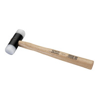 Martillo bocas nylon 34 mm mango madera ALYCO