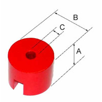 Iman boton 12.5x9.5-aguj.4.5 ref730 ACMAGNETS