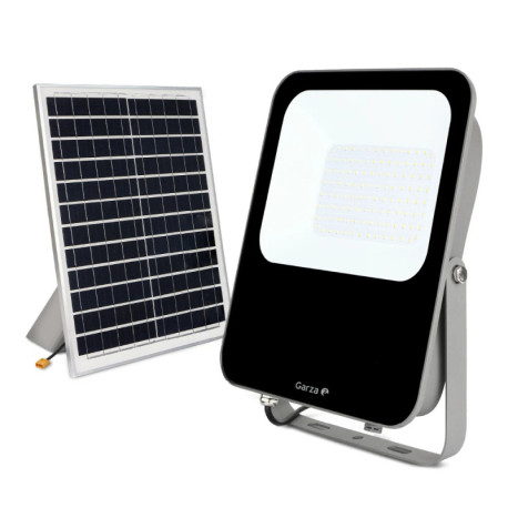 Foco led con placa solar 120w 1950Lm IP65 mando a distancia GARZA