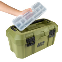 Caja herramientas plastico nº46 verde TAYG