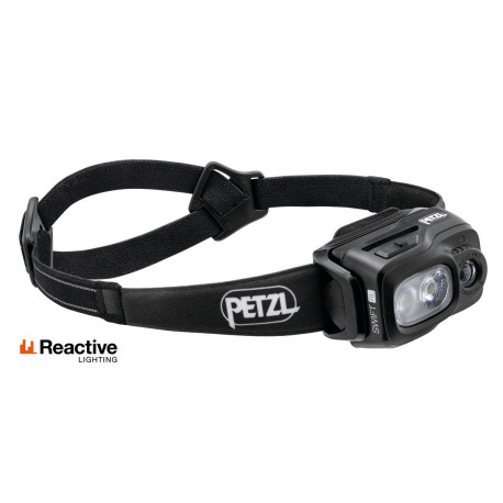 Linterna frontal SWIFT-RL compacta recargable 1100lm negra PETZL
