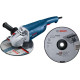 Lote 14 1 amoladora 230mm+100 discos corte inox 230mm BOSCH