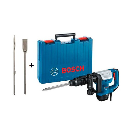 Lote 19 1 martillo GSH 5+1 maletin+1 puntero+1 cincel pala BOSCH