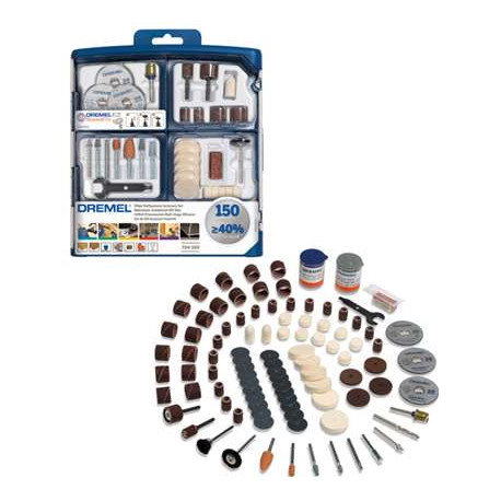 Lote 35 1 maletin Dremel con 150 accesorios DREMEL
