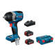 Lote 3 1 llave de impacto+2 bat 5,0Ah+cargador+L-BOXX BOSCH