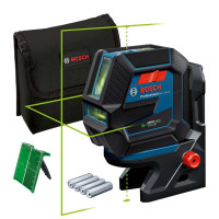 Lote 46 1 nivel laser lineas+1 funda+1 soporte+4 pilas 1,5V BOSCH