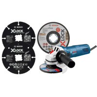 Lote 7 100 disc.corte inox+2 disc.carburo+1 miniamoladora BOSCH