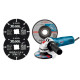 Lote 8 100 disc.corte metal+2 disc.carburo+1 miniamoladora BOSCH