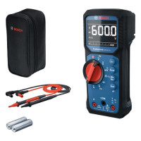Lote 41 1 multimetro digital+1 estuche+2 pilas 1,5V+cable BOSCH