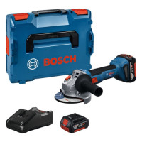 Miniamoladora batería GWS 18V-8 +2x Bat. 5.0Ah+carg.+L-Box BOSCH