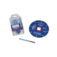 Disco de corte CMW 125mm + set Hex-9 BOSCH