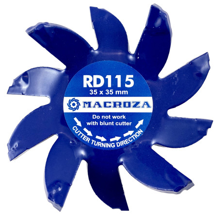 Fresa de corte RD115 para rozadora de pared 