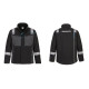 Cazadora FR704 softshell WX3 negra modaflame ignifuga-anties PORTWEST
