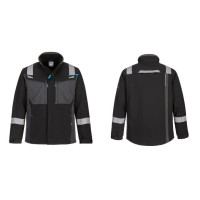 Cazadora FR704 softshell WX3 negra modaflame ignifuga-anties PORTWEST