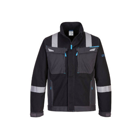 Cazadora FR602 WX3 negra modaflame resistente a la llama PORTWEST