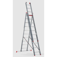 Escalera aluminio combinada 3x10 ATLANTIS 4,30/6,20m altura ALTREX