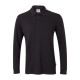 Polo manga larga 105503-00 negro VELILLA