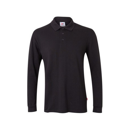 Polo manga larga 105503-00 negro VELILLA