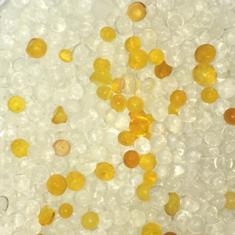 Bolitas Silica gel 2-5mm con indicador naranja bolsa 1 kg 