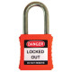 Candado safety SF40ID rojo arco delgado inox IFAM