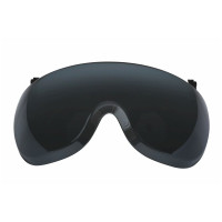 Visor corto policarbonato gris para cascos serie X5 (10 unidades) 3M