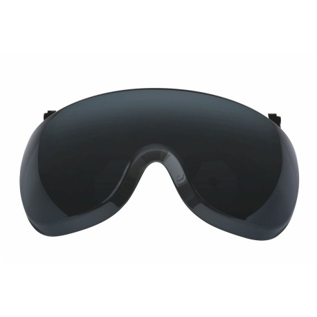Visor corto policarbonato gris para cascos serie X5 (10 unidades) 3M