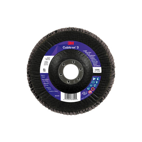 Disco laminas conico T29 cubitron 3 1169F ø125x22,23mm G-40+ 3M