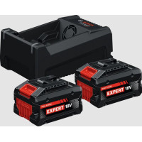 Bateria 2 x exba18v-55 + cargador gal12v/18v-80 BOSCH